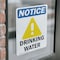 Signmission Drinking Water Sign With Symbol, 3.5 in W x Rectangle, Vinyl Decal OS-2PACK-NS-D-35-V-11550 - alternate 4